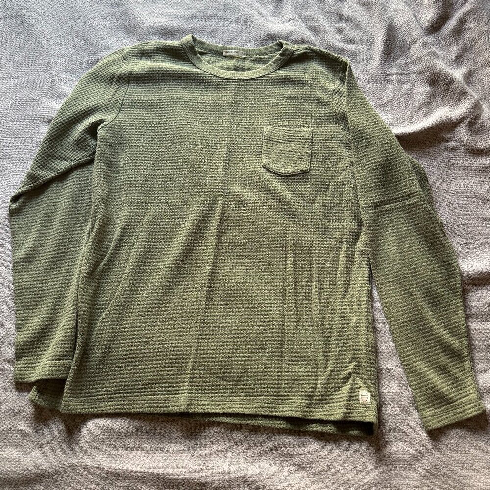 Marine Layer Long Sleeve w/pocket [Sage Green]